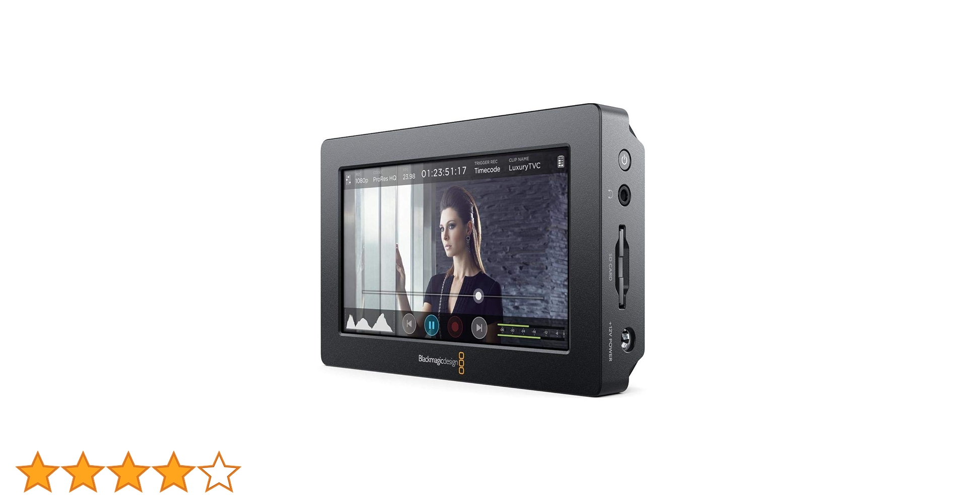 新品未使用 Blackmagic Design 5インチモニター&レコーダー Amazon.co.jp: Blackmagic Design モニター一体型ポータブル